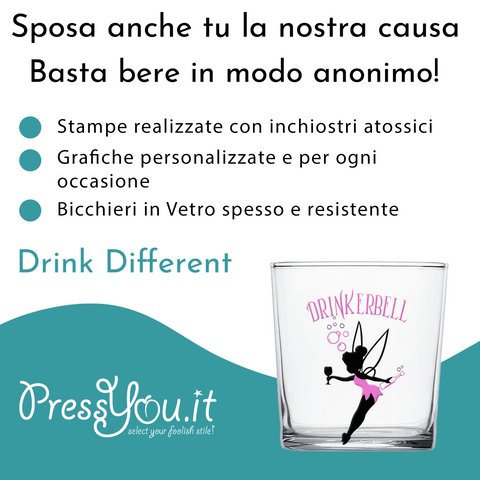 bicchiere - drinkebell fatina ubriaca alcolizzata