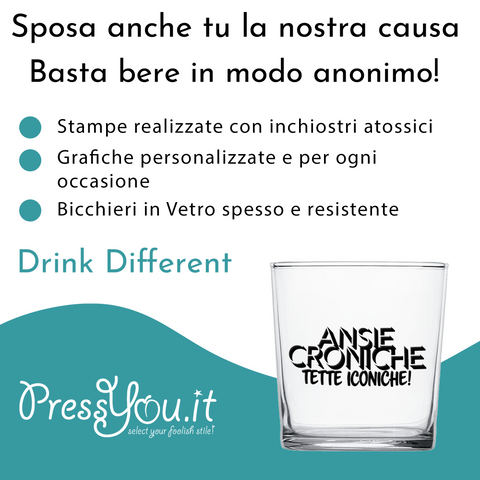 bicchiere - ansie croniche tette iconiche