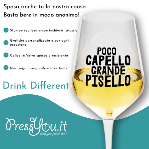 calice - scritta poco capello grande pisello