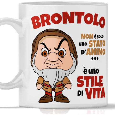 tazza Mug-brontolo stile di vita