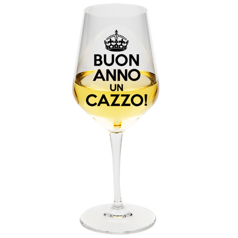 calice -keep calm e buon anno un cazzo