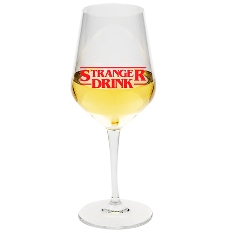 Calice in vetro divertente "Stranger Drink" – Idea regalo originale