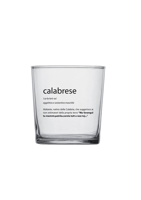 bicchiere - dizionario calabrese