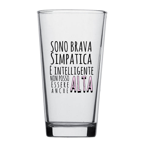 boccale - sono alta simpatica e intelligente non posso essere anche alta
