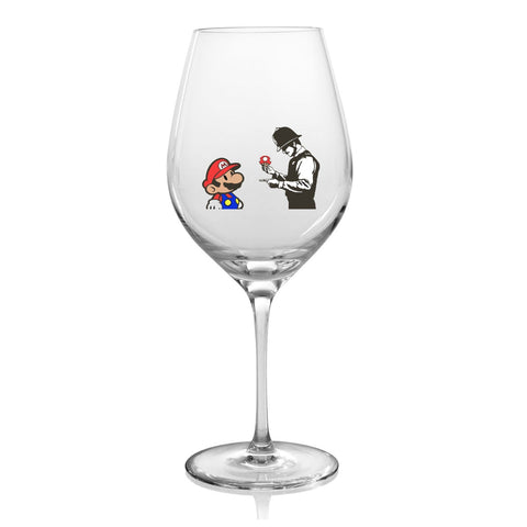 calice - banksy mario polizia