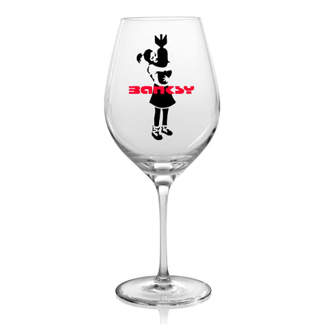 calice - banksy ragazza con bomba