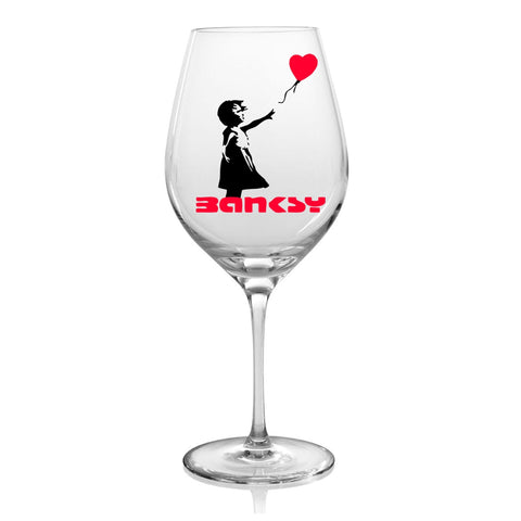 calice - banksy bambina con il palloncino