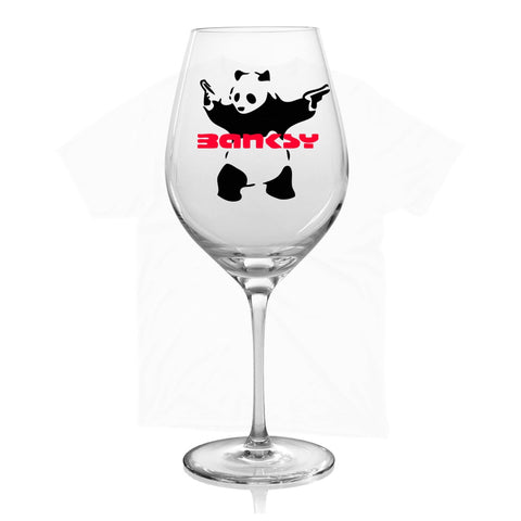 calice - banksy panda armato