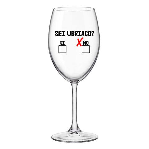Calice vino spritz - Sei ubriaco? - divertente regalo