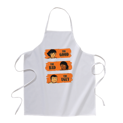 grembiule - il buono il brutto e il cattivo cartoon manga