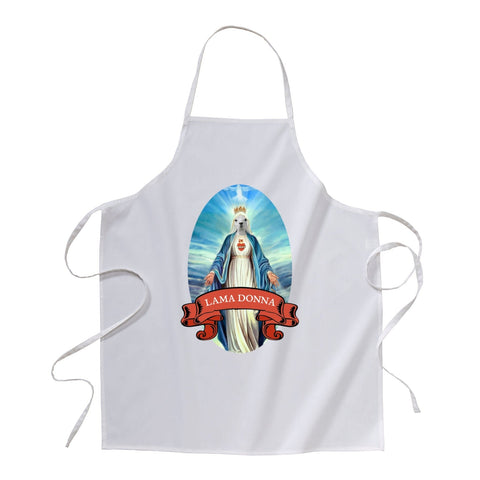 grembiule -lama donna madonna dissacrante