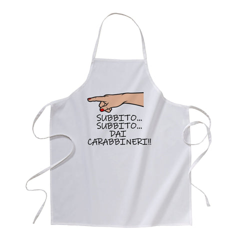 grembiule -meme influencer subbito dai carabbineri