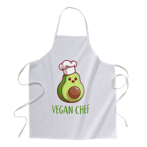 grembiule -vegan chef cuoco vegano
