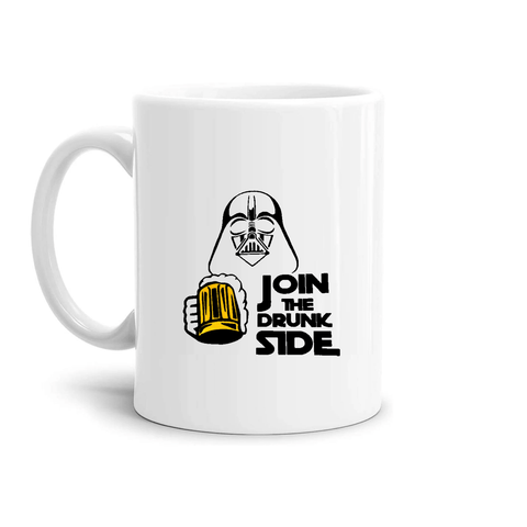tazza Mug-join in the drunk side star darth