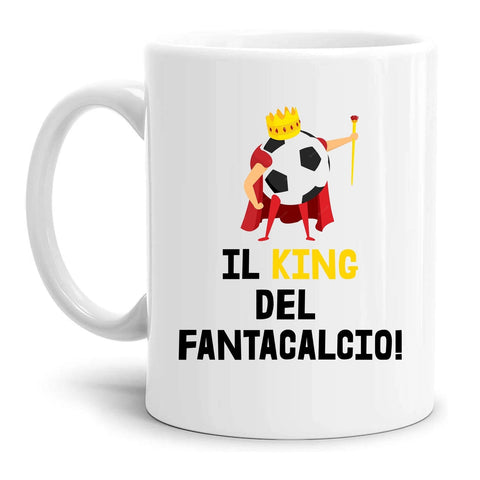 tazza Mug-il king del fantacalcio divertente idea regalo