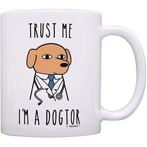 tazza Mug-trust me i m dogtor cane dottore