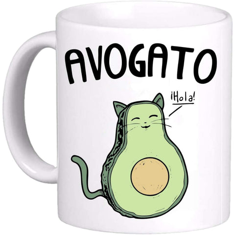 tazza Mug-avogatto gatto avocado