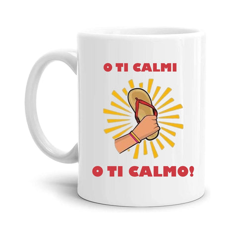 tazza Mug-mamma o ti calmi o ti calmo divertente simpatica regalo mamma papa colleghi amici in ceramica per la colazione caffe o te