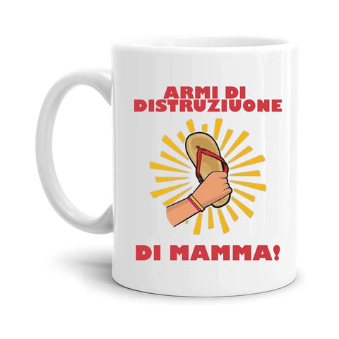 tazza Mug-armi di distruzione di mamma divertente simpatica regalo mamma papa colleghi amici in ceramica per la colazione caffe o te