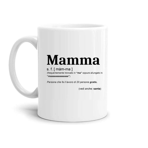 tazza Mug- mamma dizionario