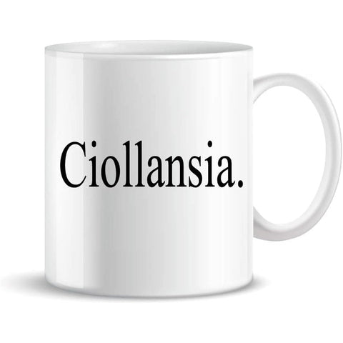 tazza Mug-ciollansia ansia divertente simpatica regalo mamma papa colleghi amici in ceramica per la colazione caffe o te