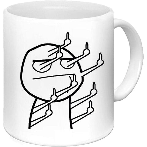 tazza Mug-fuck you fottiti divertente simpatica regalo mamma papa colleghi amici in ceramica per la colazione caffe o te