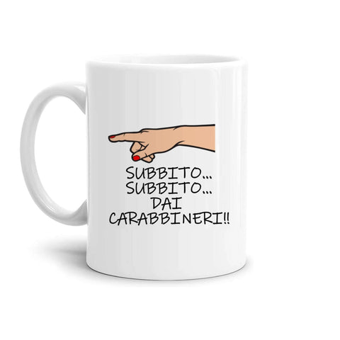 tazza Mug-meme influencer subbito dai carabbineri