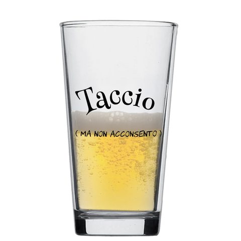 boccale -taccio ma non acconsento