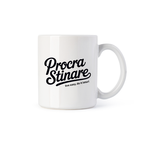 tazza Mug - procrastinare live easy do it later