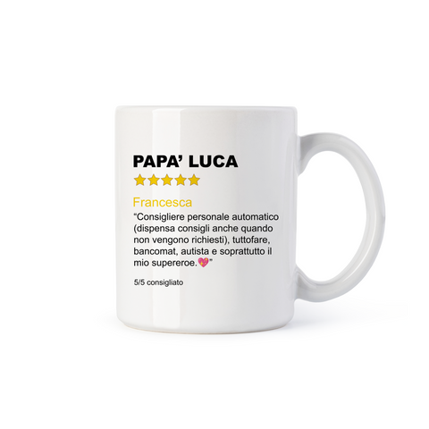 Tazze Festa del Papà da personalizzare